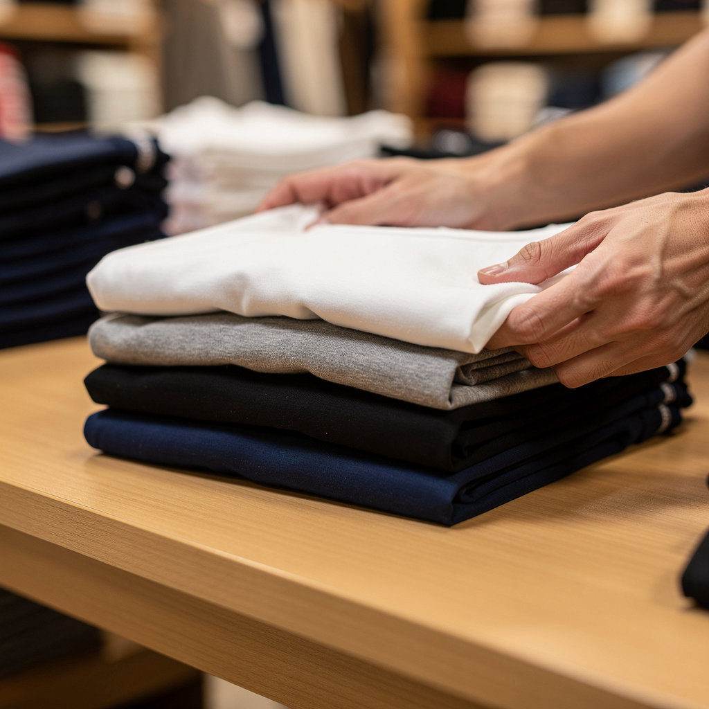 Barato Bargain Store featured discounted Pro Club t-shirts and apparel on display in Santa Barbara